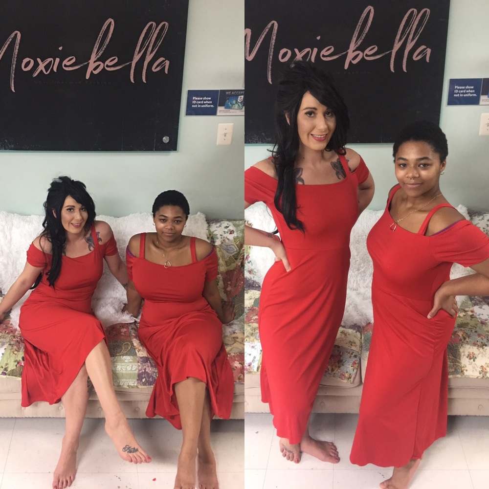 Red dress